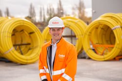 Photo of the Cadent engineer Elliott Nelson