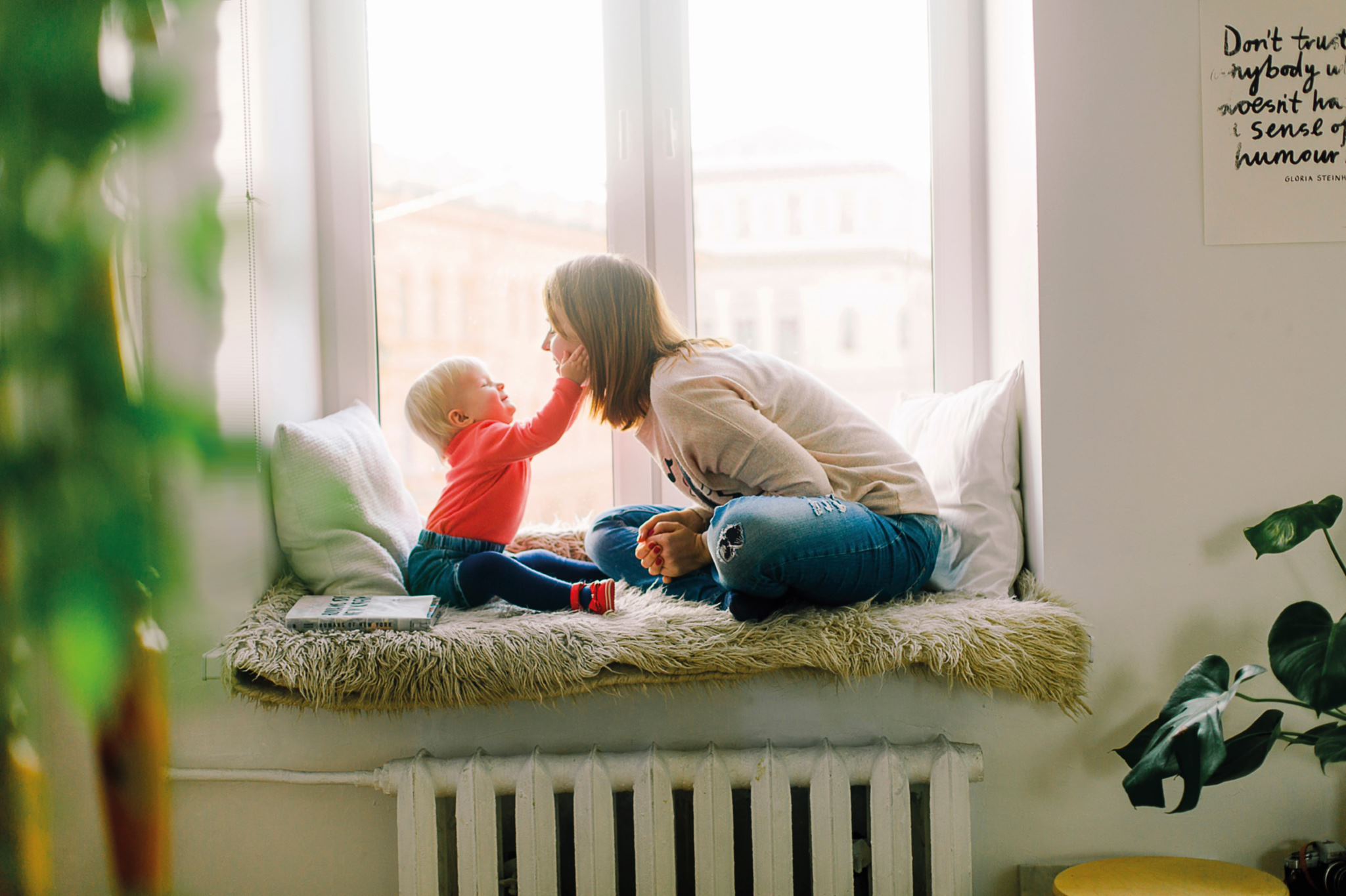 mother and child image