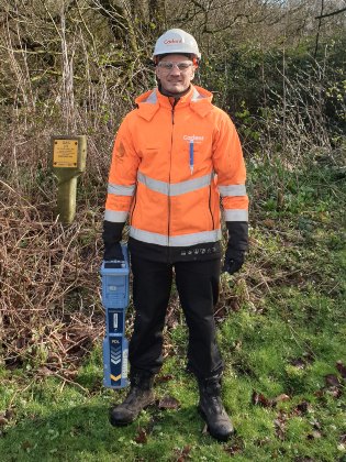 Man with Machine Image