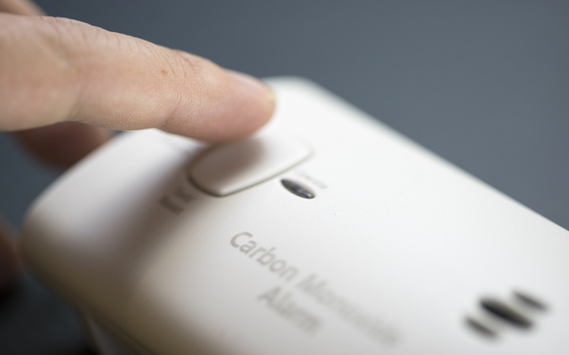 CO Alarm Illustration