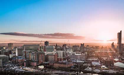 region webinar from a beautiful viewpoint and the sunrise.